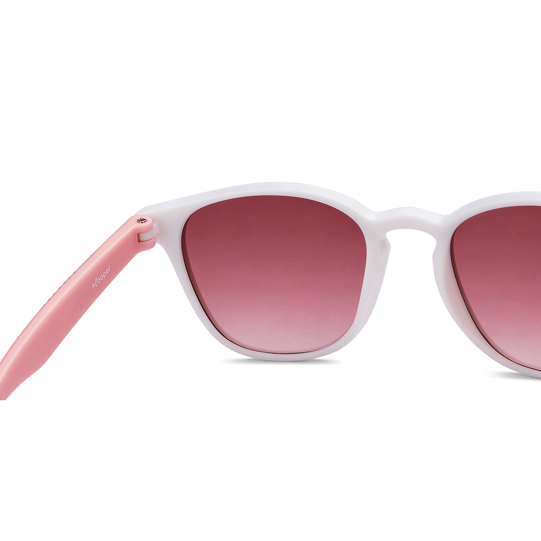 Hooper White Full Rim Square right side