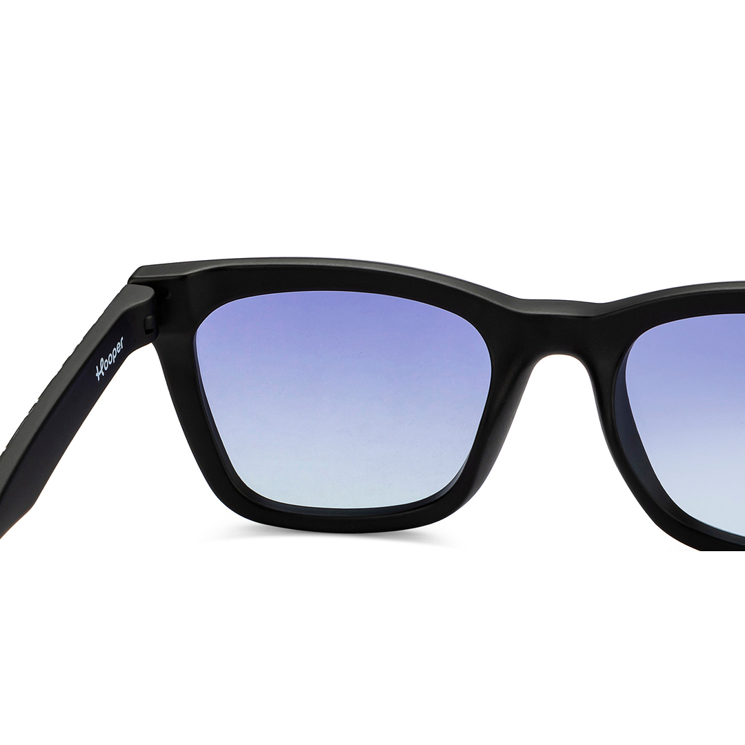 Hooper Black Full Rim Square right side