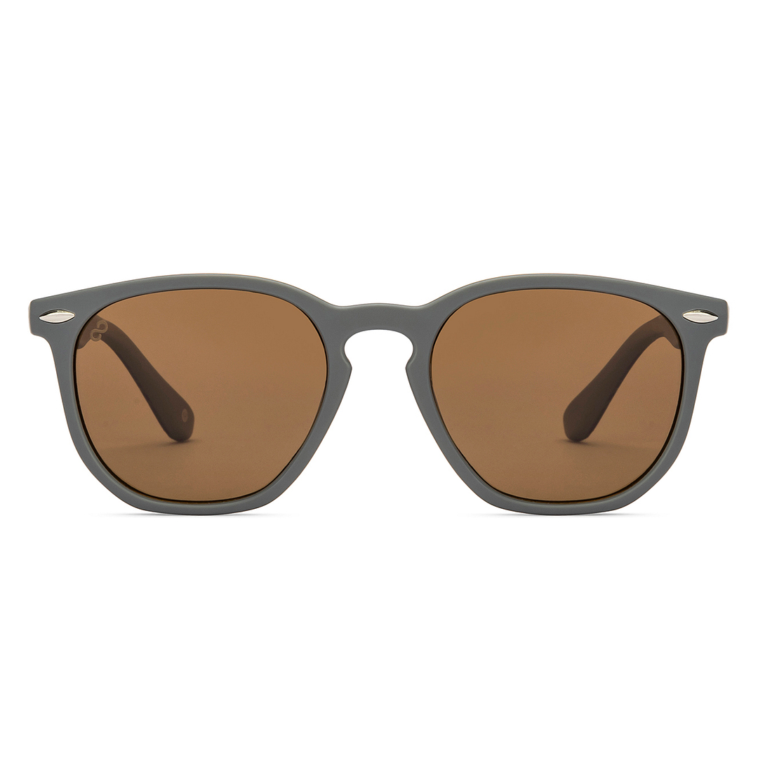 Hooper Light Grey Full Rim Round right side