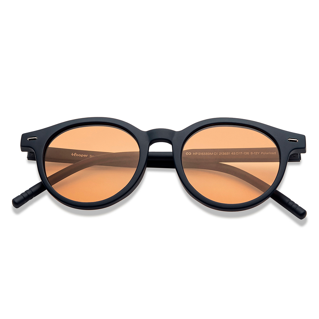 Hooper Sky Blue Full Rim Round left side