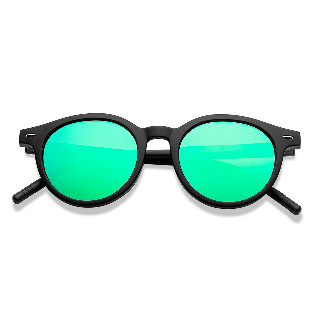 Hooper Black Full Rim Round left side