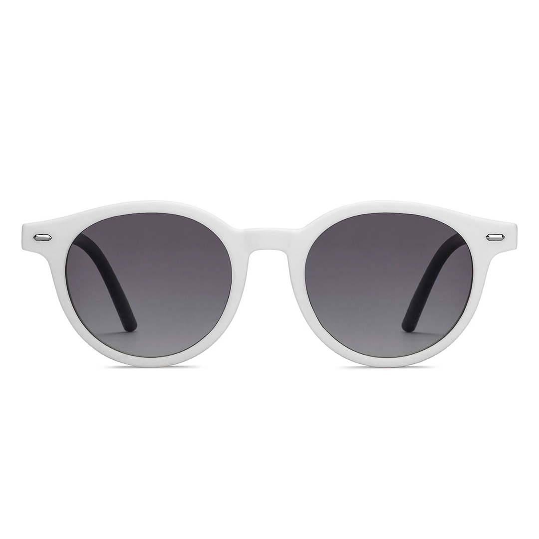 Hooper White Full Rim Round right side