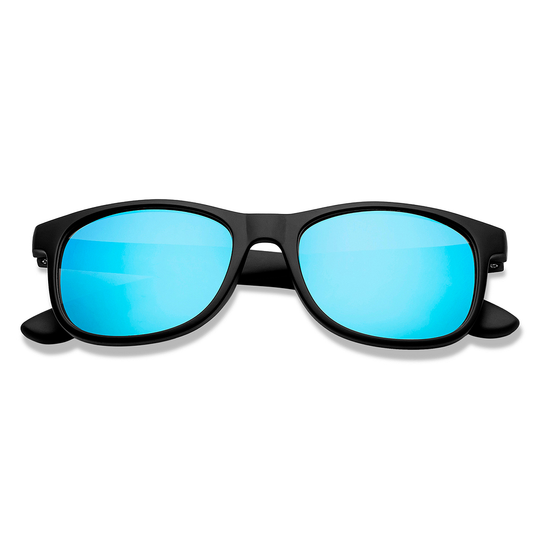 Hooper Black Full Rim Square left side