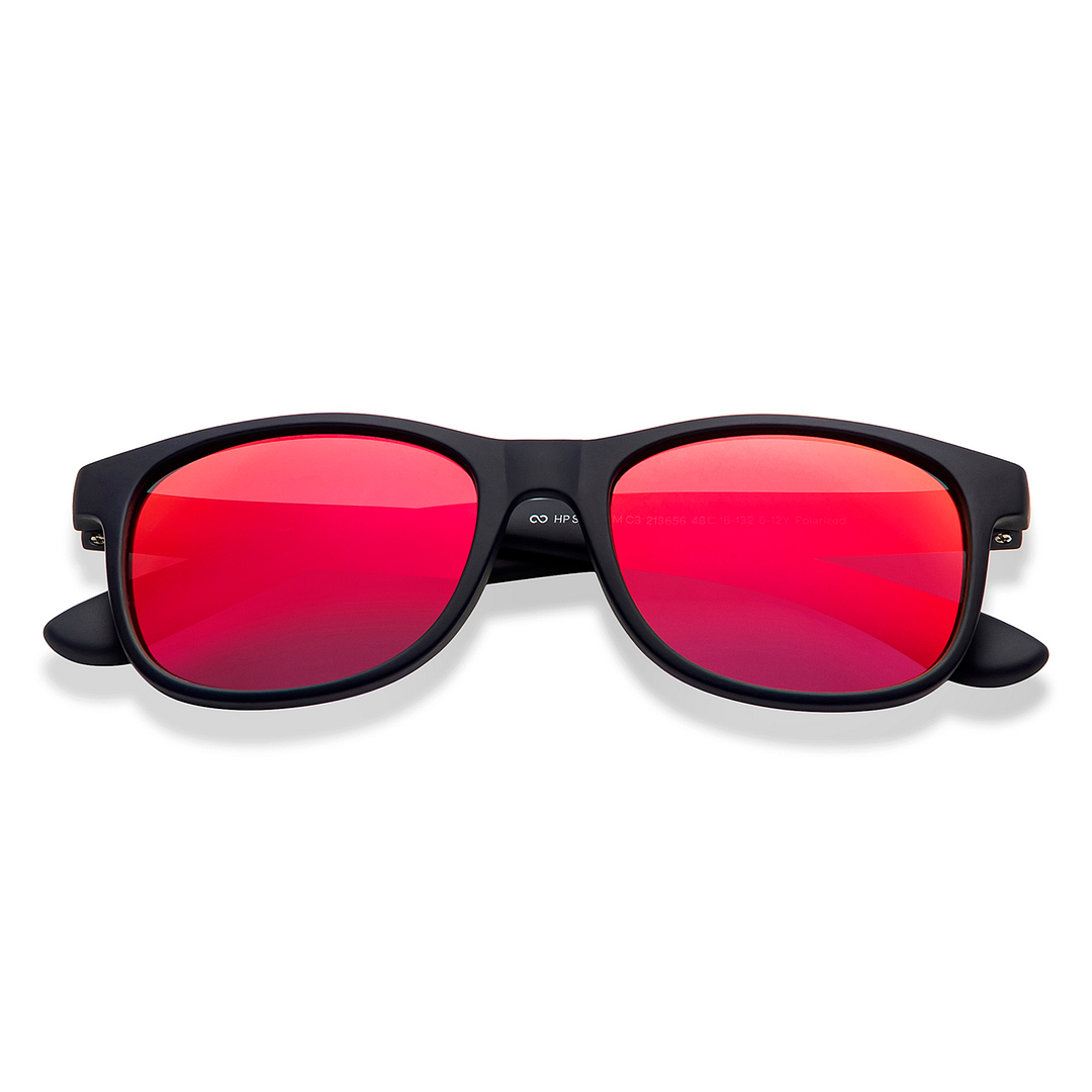 Hooper Sky Blue Full Rim Square left side