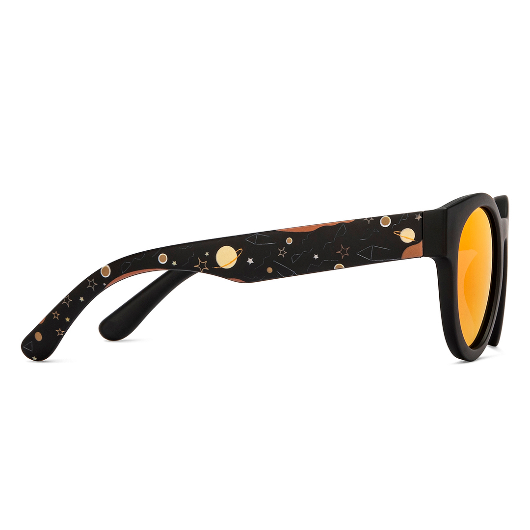 Hooper Black Full Rim Round right side