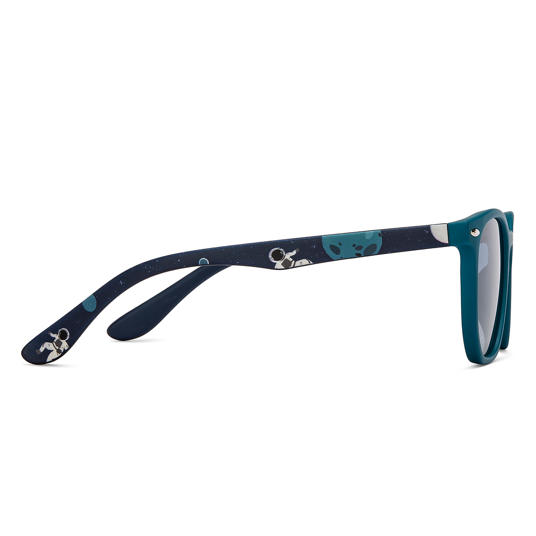 Hooper Green Full Rim Geometric left side