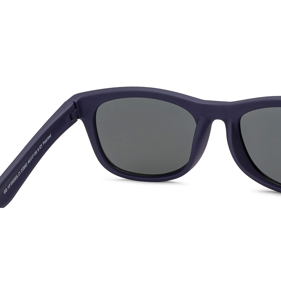 Hooper Black Full Rim Square left side