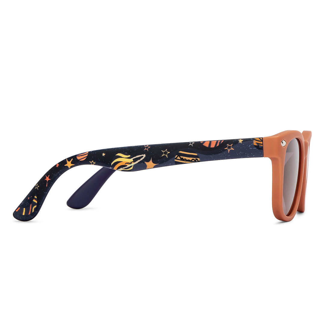 Hooper Orange Full Rim Cat Eye right side