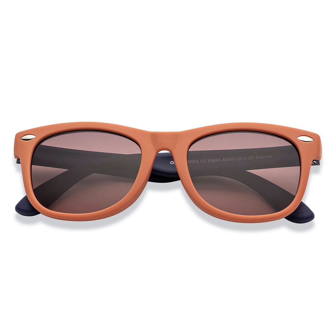 Hooper Orange Full Rim Cat Eye right side