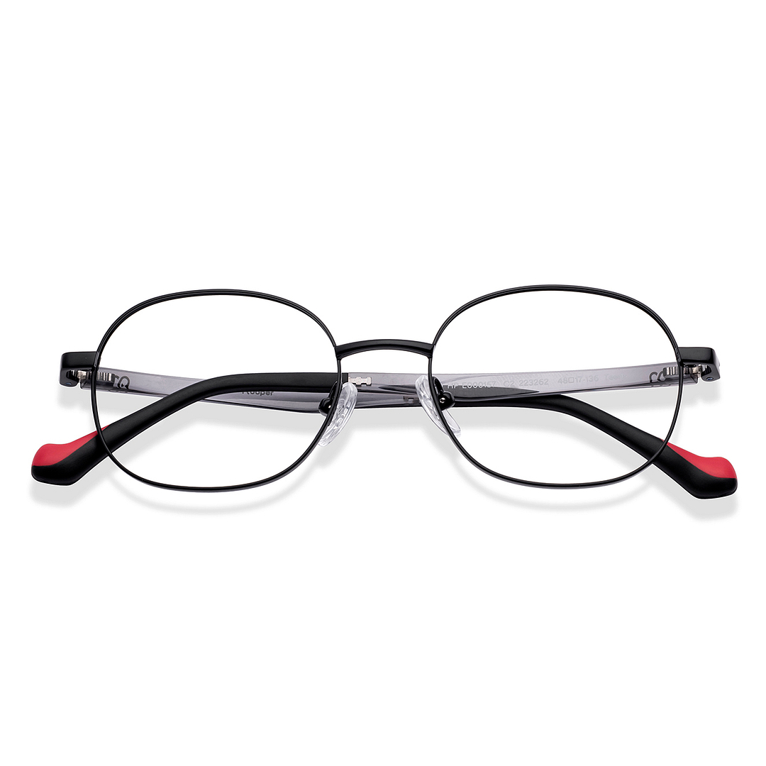 Hooper Online Black Full Rim Round left side