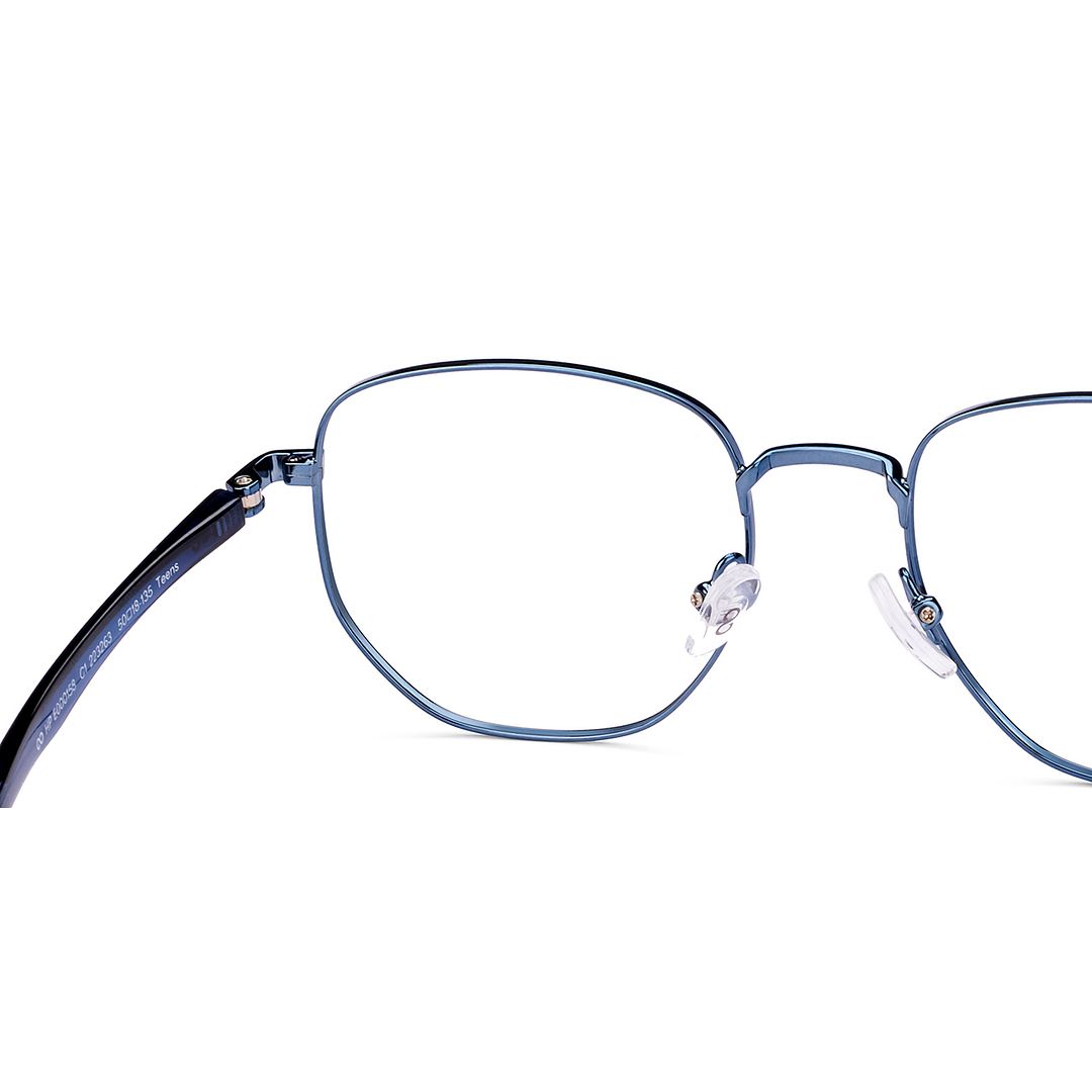 Hooper Online Sky Blue Full Rim Geometric right side