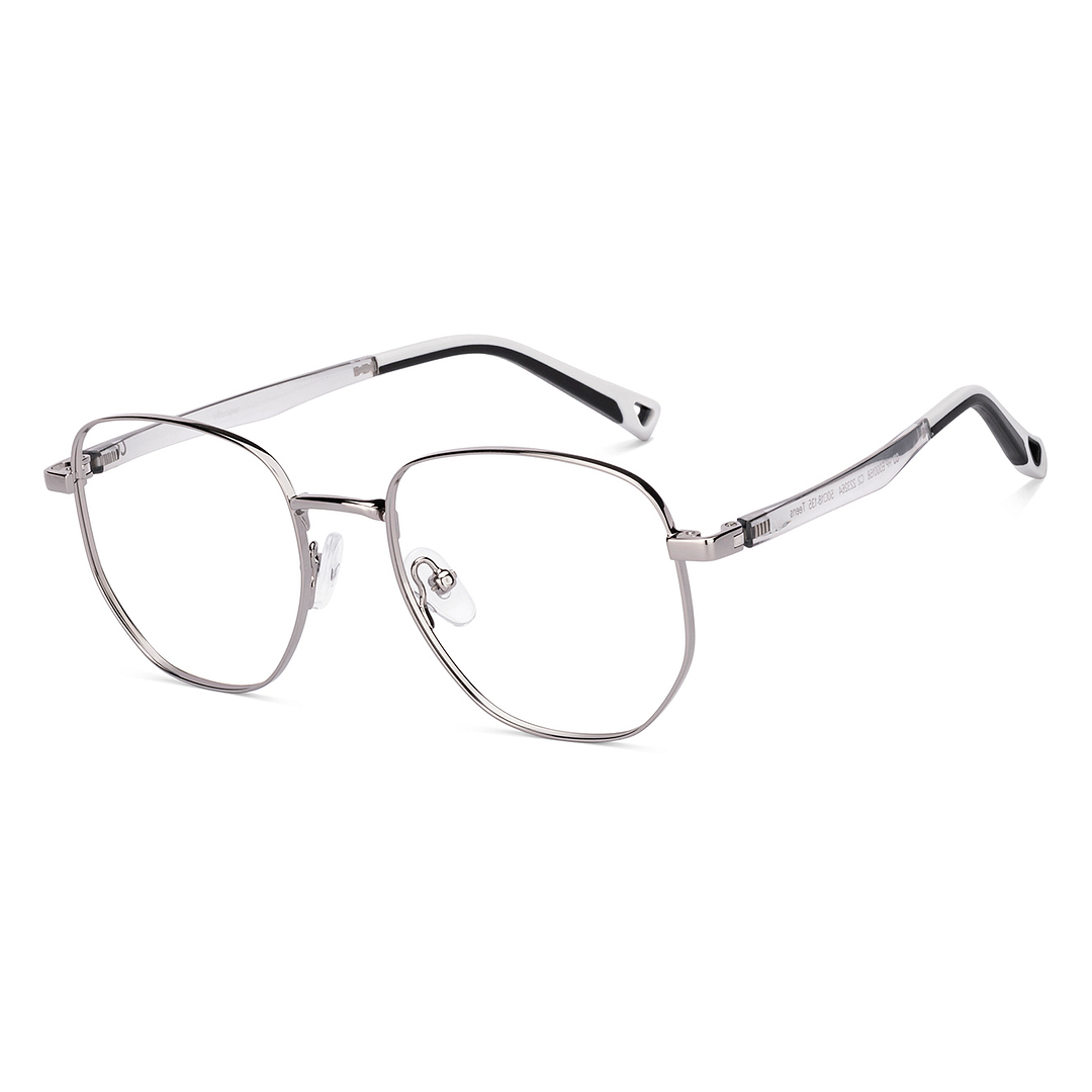 Hooper Online Silver Full Rim Geometric right side