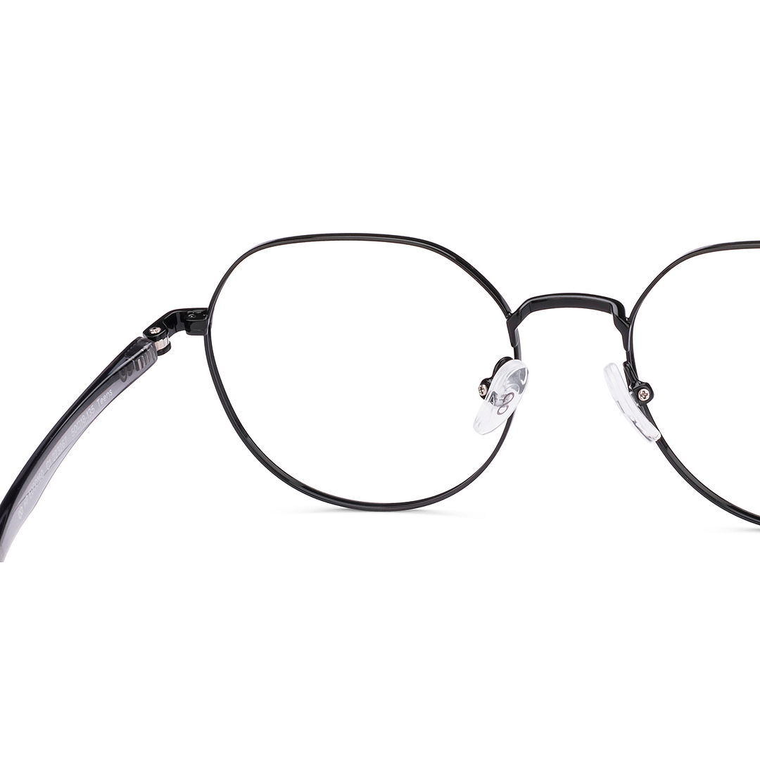 Hooper Online Black Full Rim Geometric right side