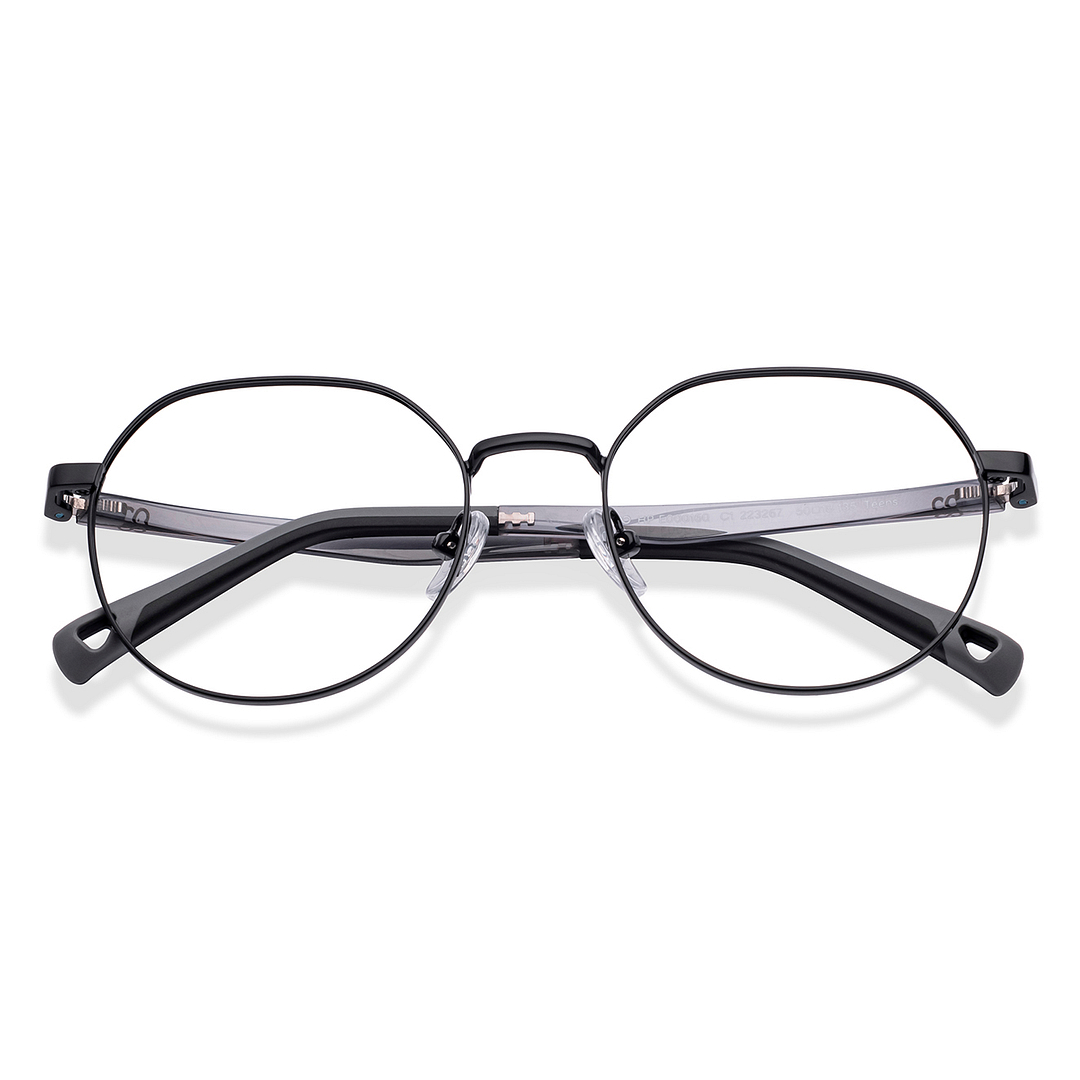 Hooper Online Black Full Rim Geometric left side