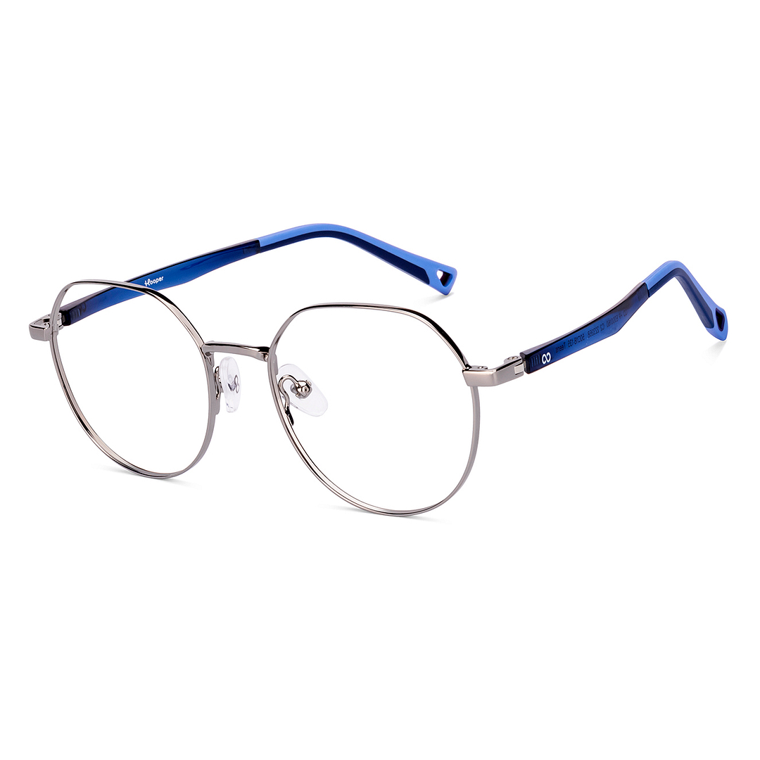 Hooper Online Silver Full Rim Round left side