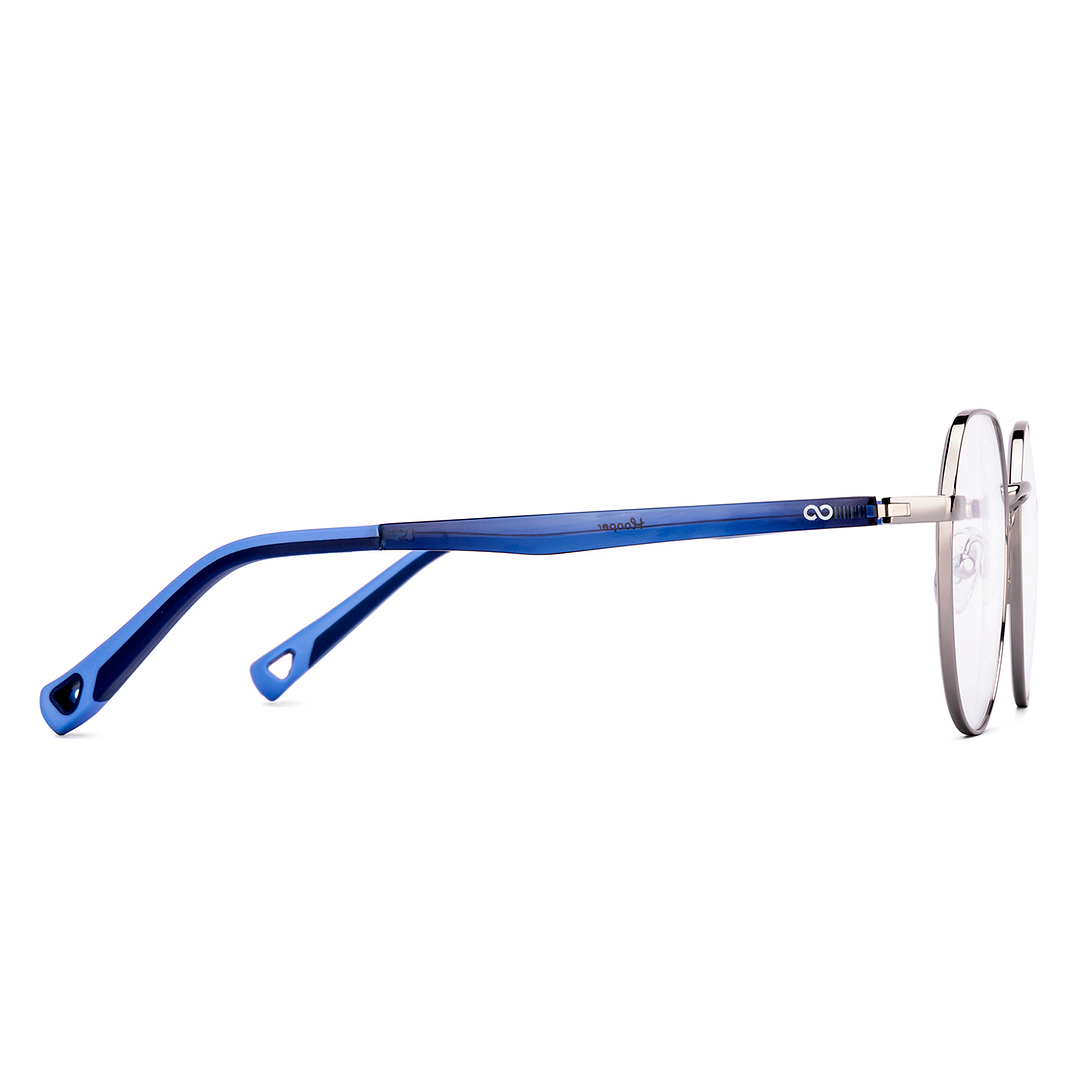 Hooper Online Silver Full Rim Round left side