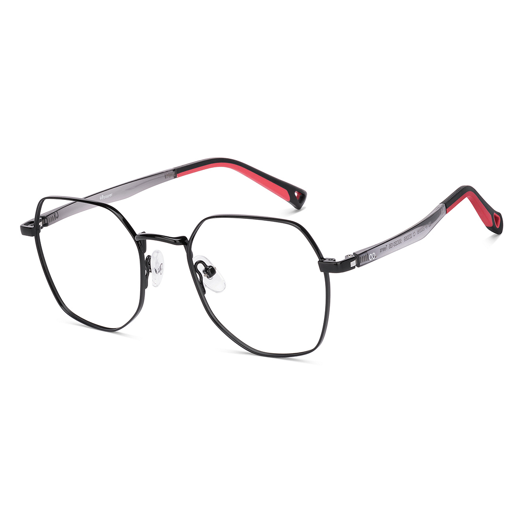 Hooper Online Black Full Rim Geometric left side