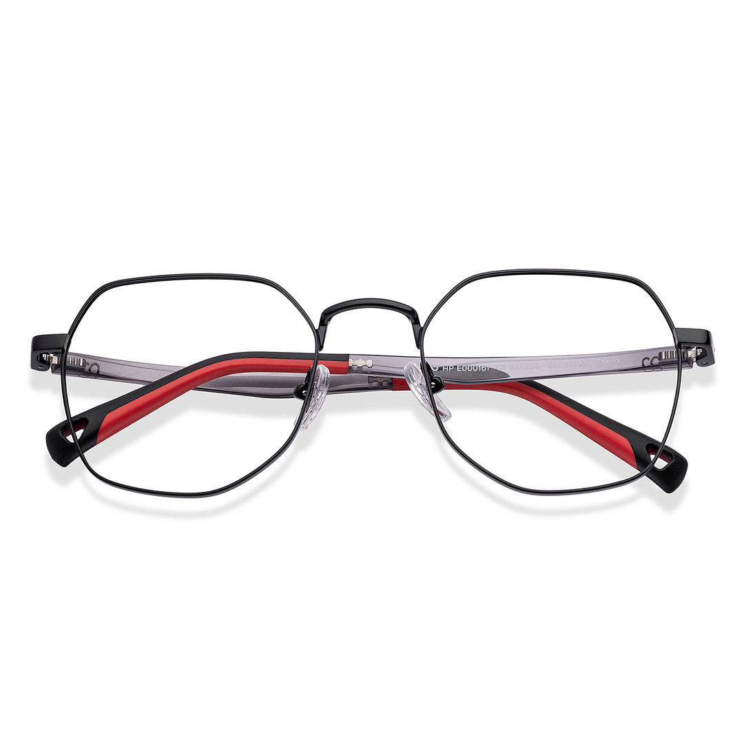 Hooper Online Black Full Rim Geometric left side