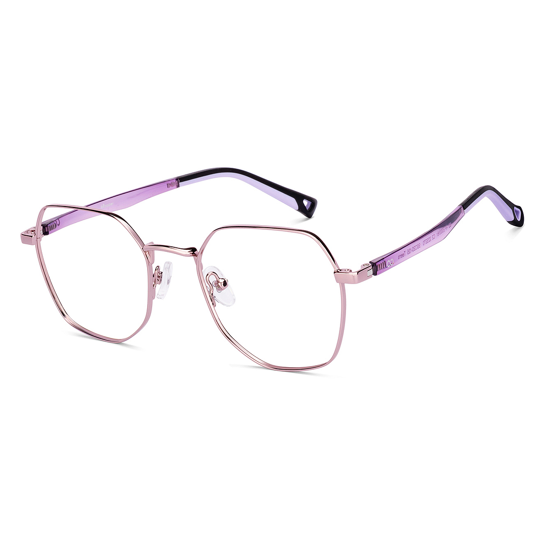 Hooper Online Purple Full Rim Geometric left side
