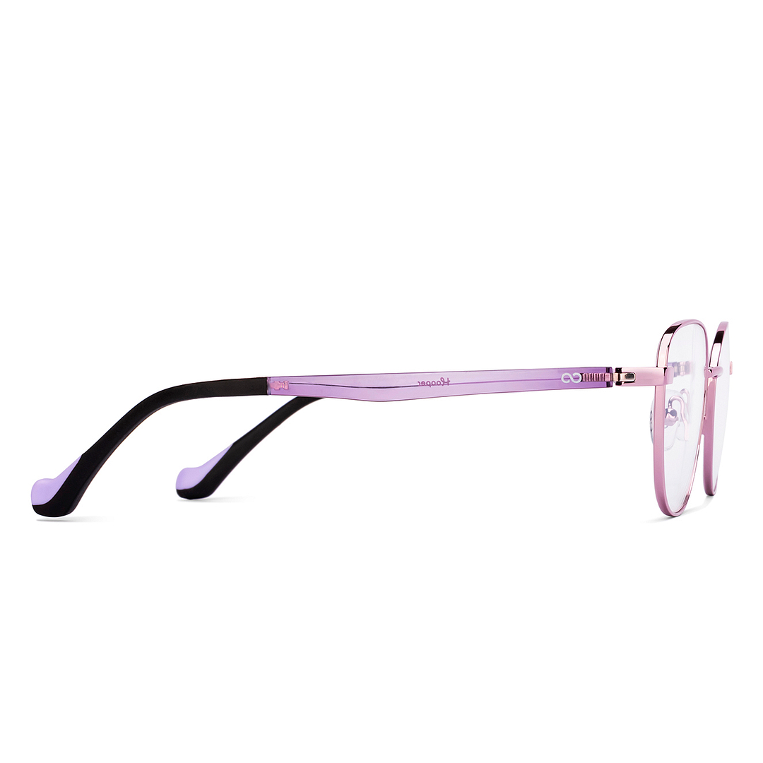 Hooper Online Purple Full Rim Cat Eye left side