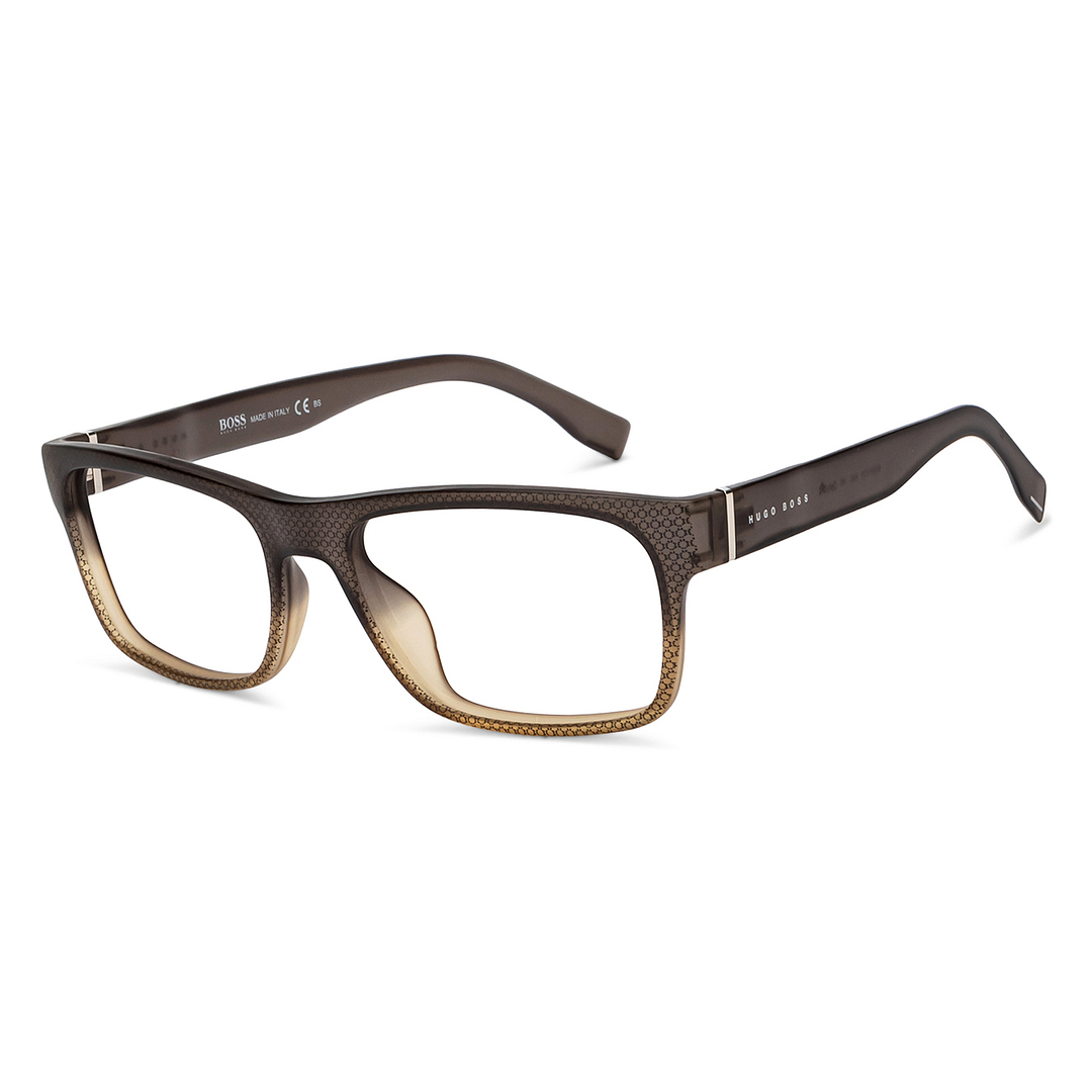Buy Black Brown Full Rim Rectangle Hugo Boss Vintage BOSS 0729-KAC
