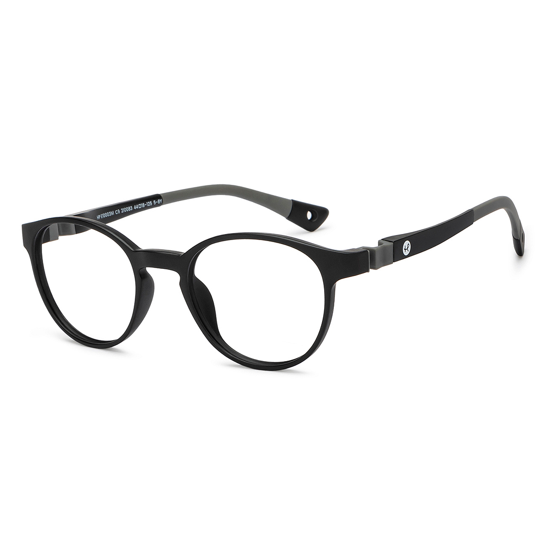 Hooper Black Full Rim Round right side
