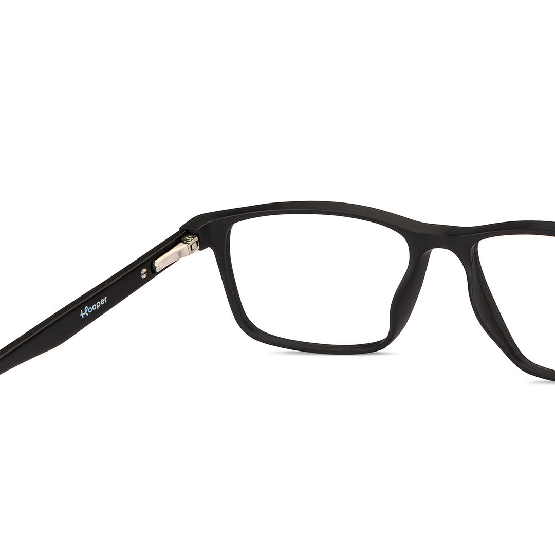 Hooper Screen Glasses Kids Glasses: Black Black Red Yellow Full Rim Rectangle Kids 5-8 Yrs Hooper Digi Hooper HP D10088M-C2 right side