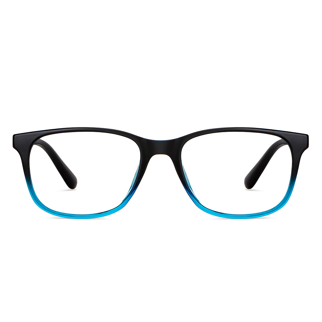 Hooper Blue Transparent Full Rim Rectangle right side
