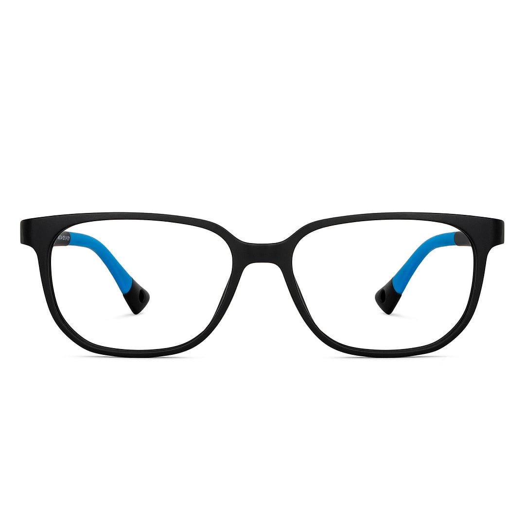 Hooper Black Full Rim Rectangle right side