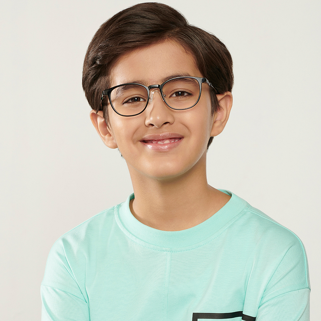 Hooper Online Black Full Rim Round right side