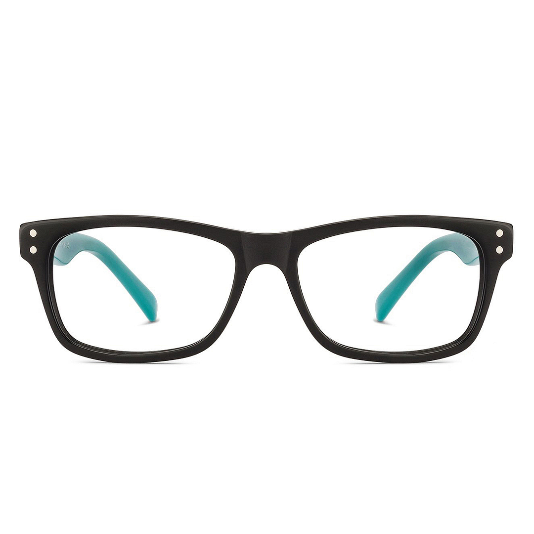 Hooper Online Black Full Rim Rectangle left side