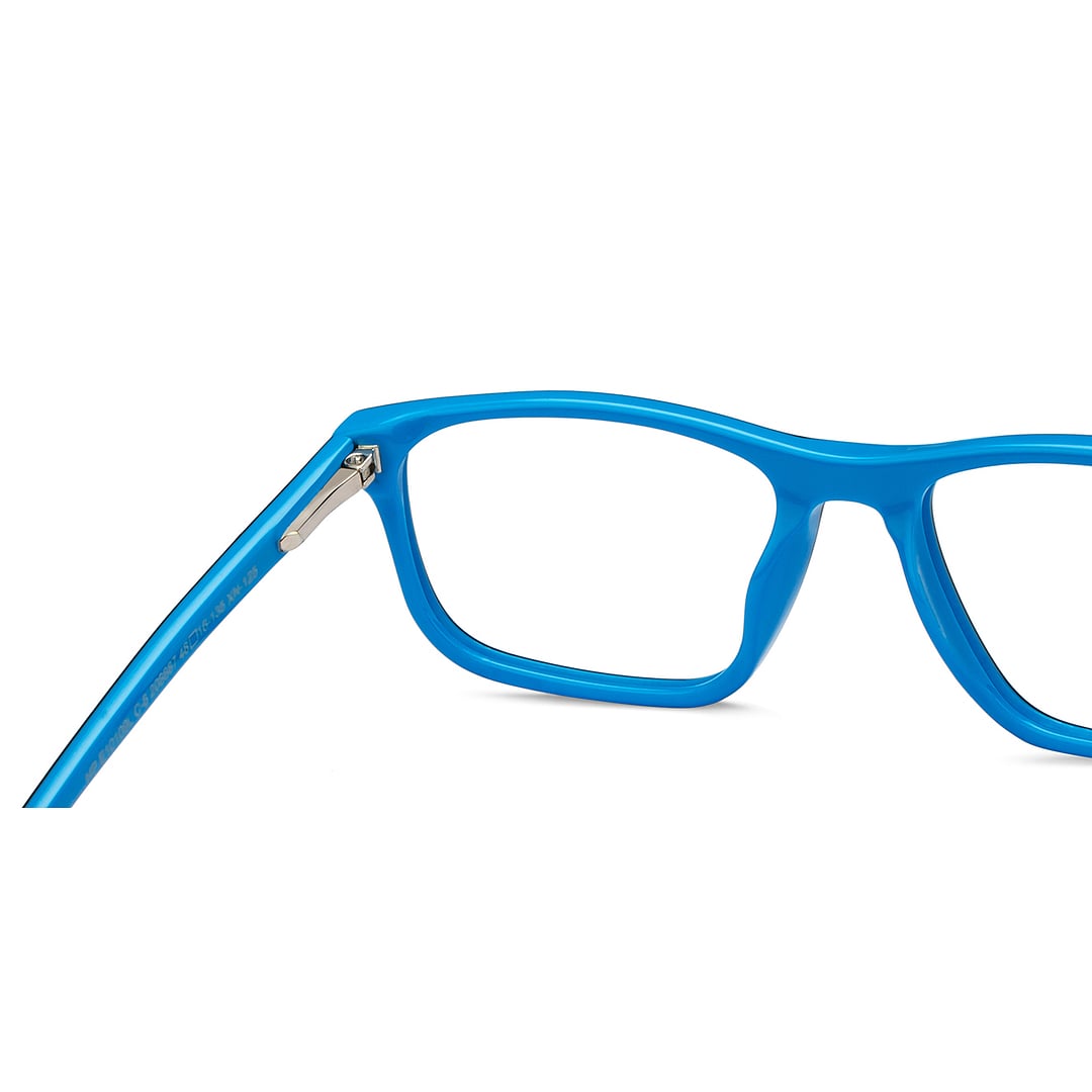 Hooper Online Sky Blue Full Rim Rectangle right side