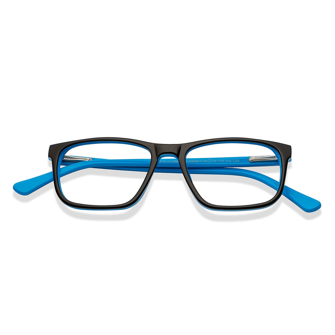 Hooper Online Sky Blue Full Rim Rectangle left side