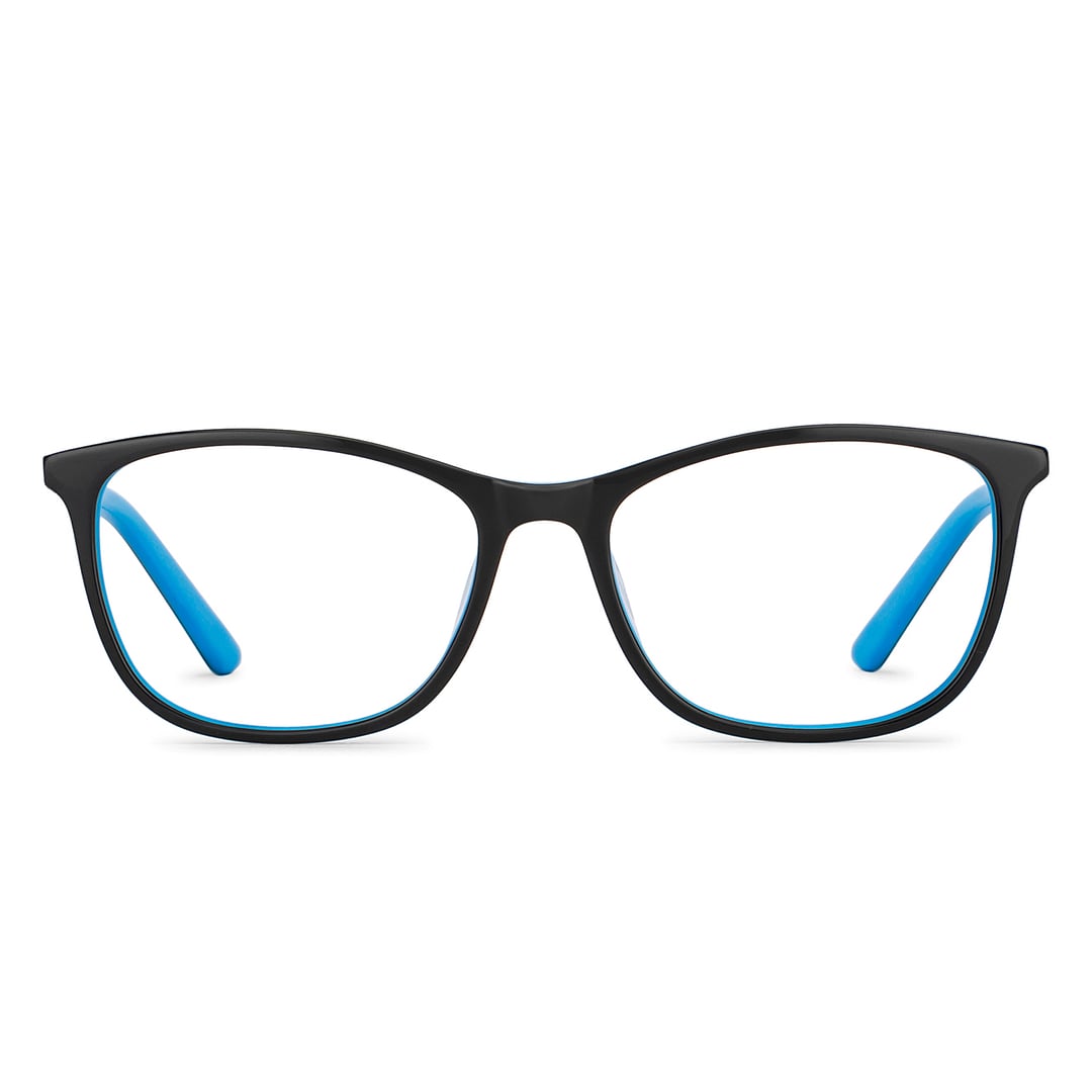 Hooper Online Sky Blue Full Rim Rectangle left side