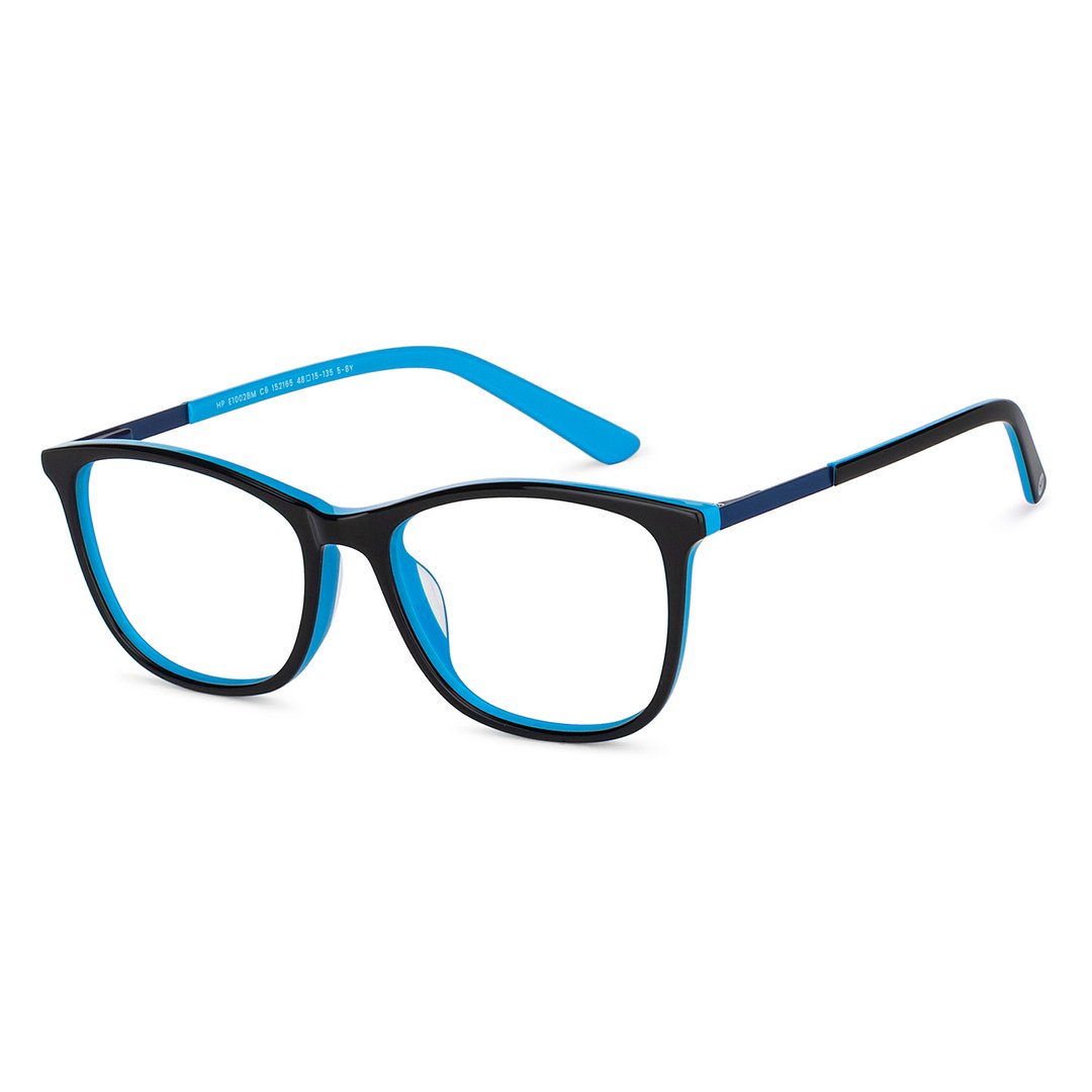 Hooper Online Sky Blue Full Rim Rectangle right side