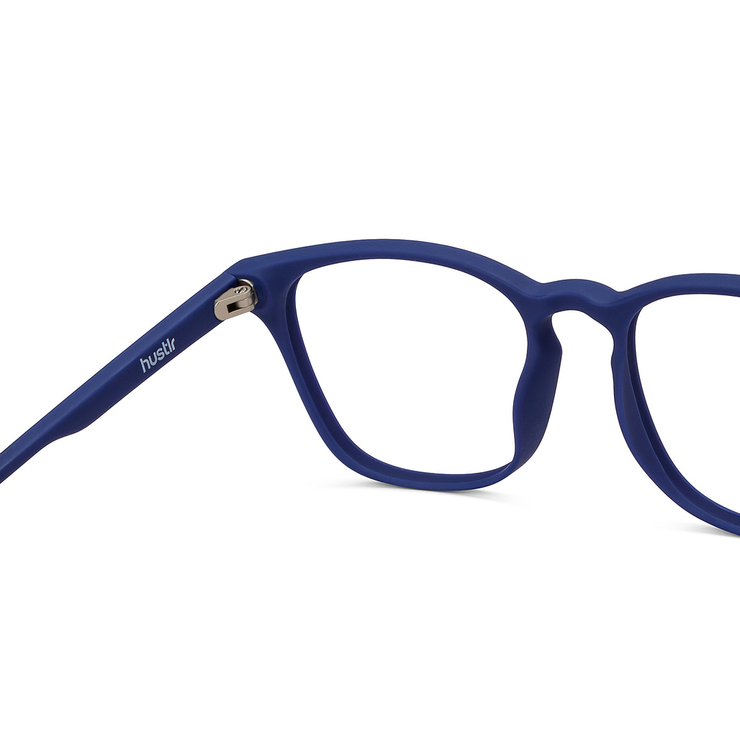 Hooper Midnight Blue Full Rim Square left side