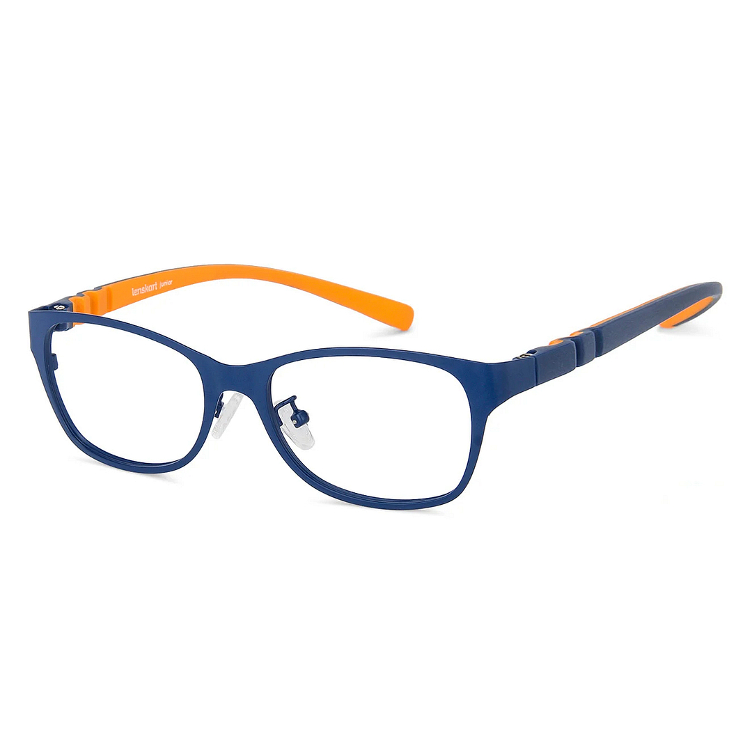 Hooper Online Sky Blue Full Rim Rectangle left side