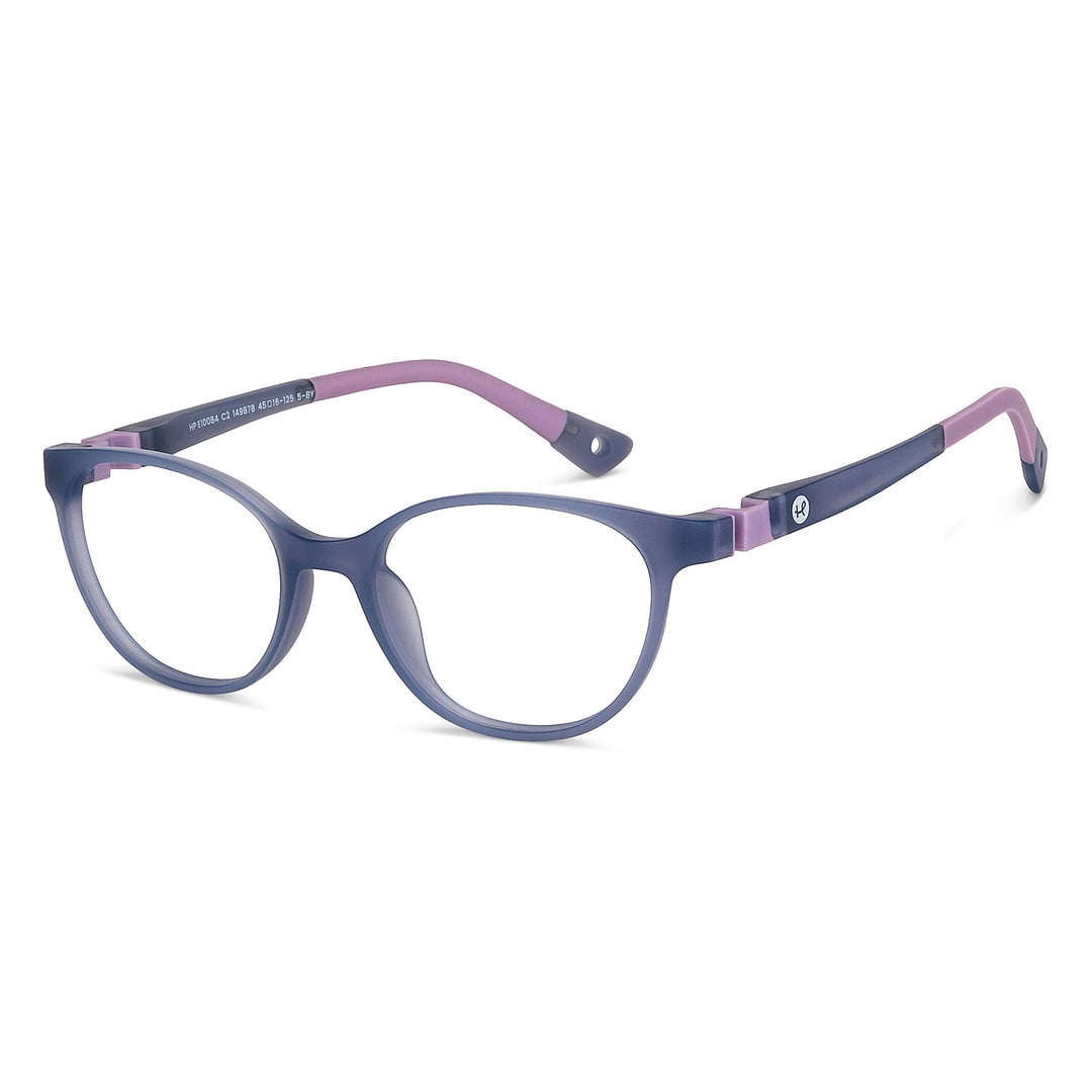 Hooper Sky Blue Full Rim Cat Eye left side