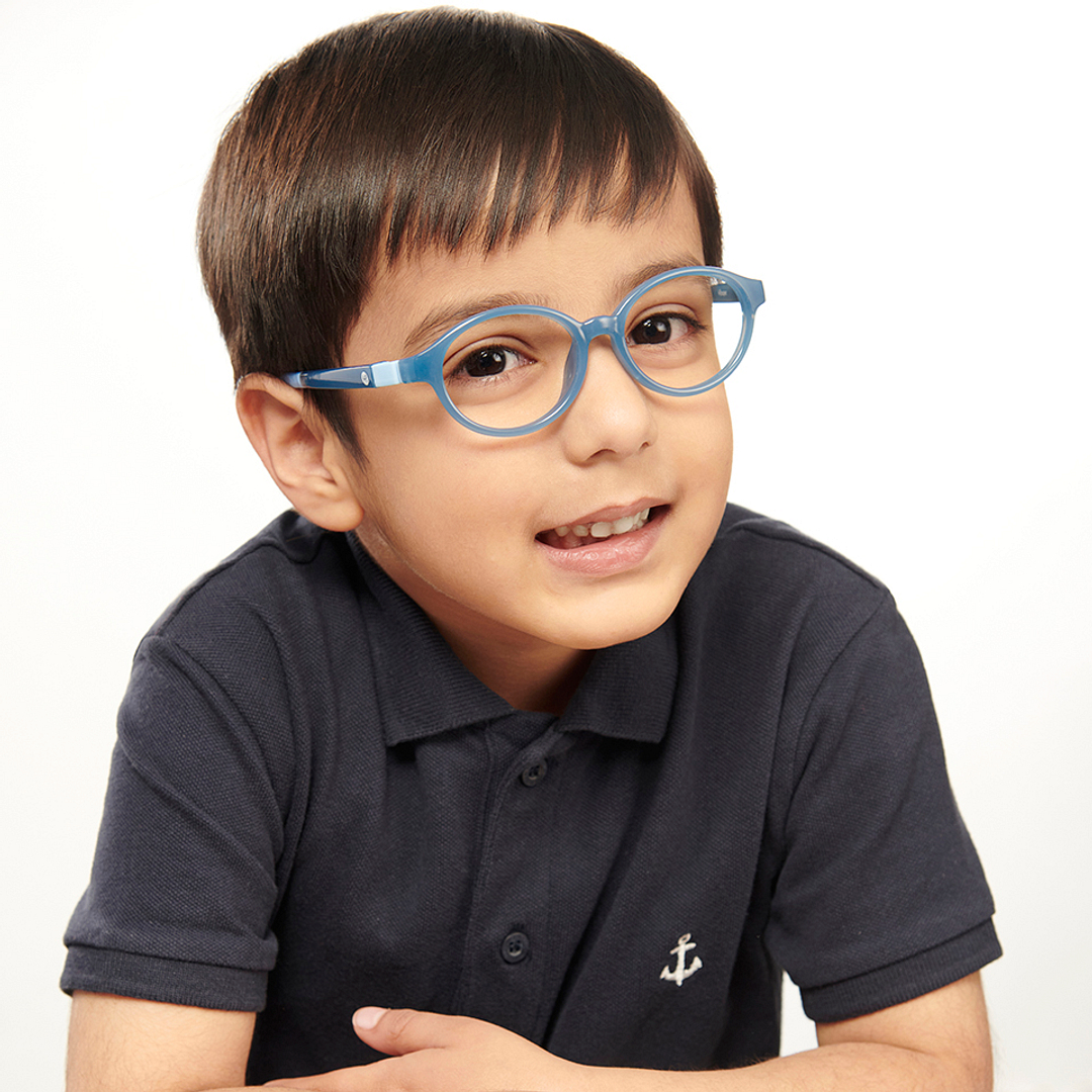 Hooper Online Sky Blue Full Rim Round right side