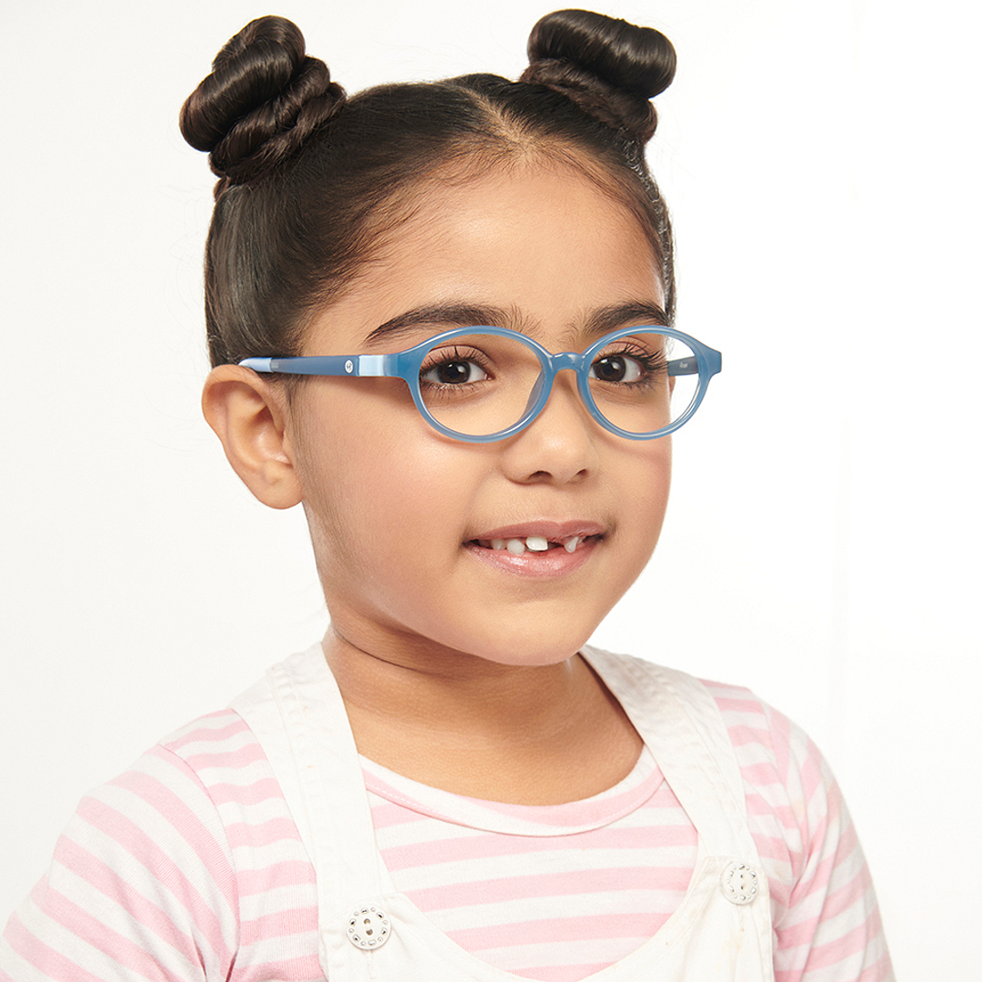 Hooper Online Sky Blue Full Rim Round left side