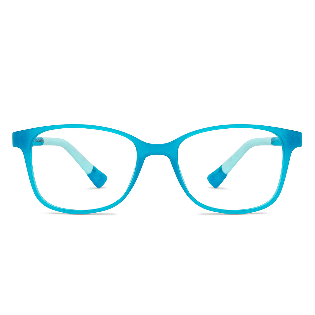 Hooper Online Sky Blue Full Rim Rectangle left side