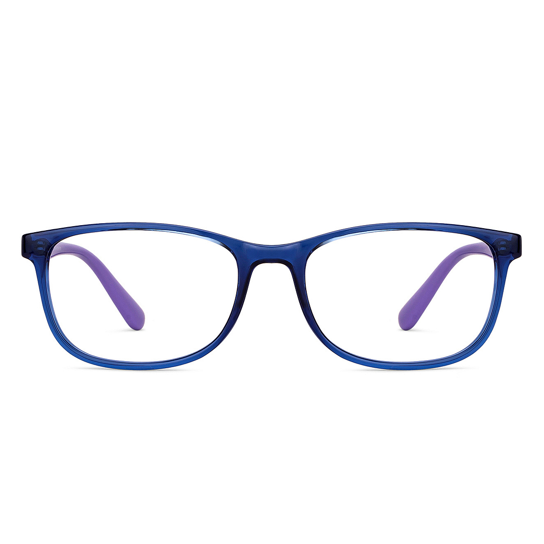 Hooper Online Sky Blue Full Rim Rectangle left side