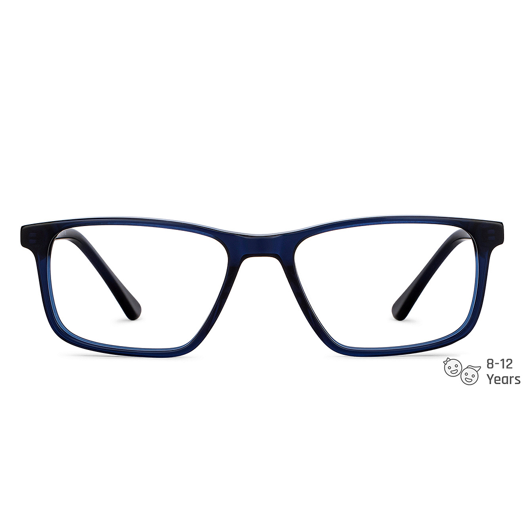 Hooper Online Blue Transparent Full Rim Rectangle right side