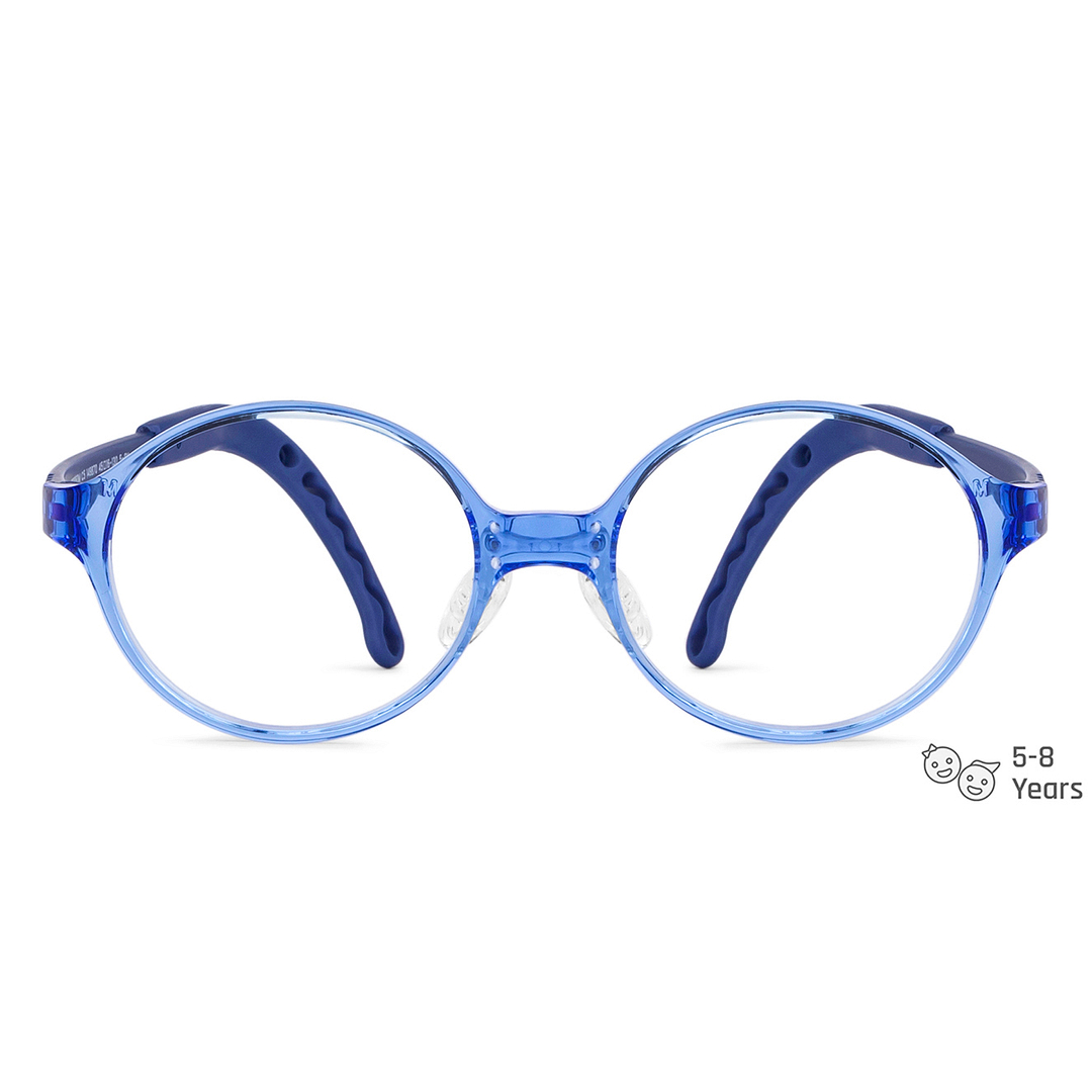 Hooper Online Blue Transparent Full Rim Round right side
