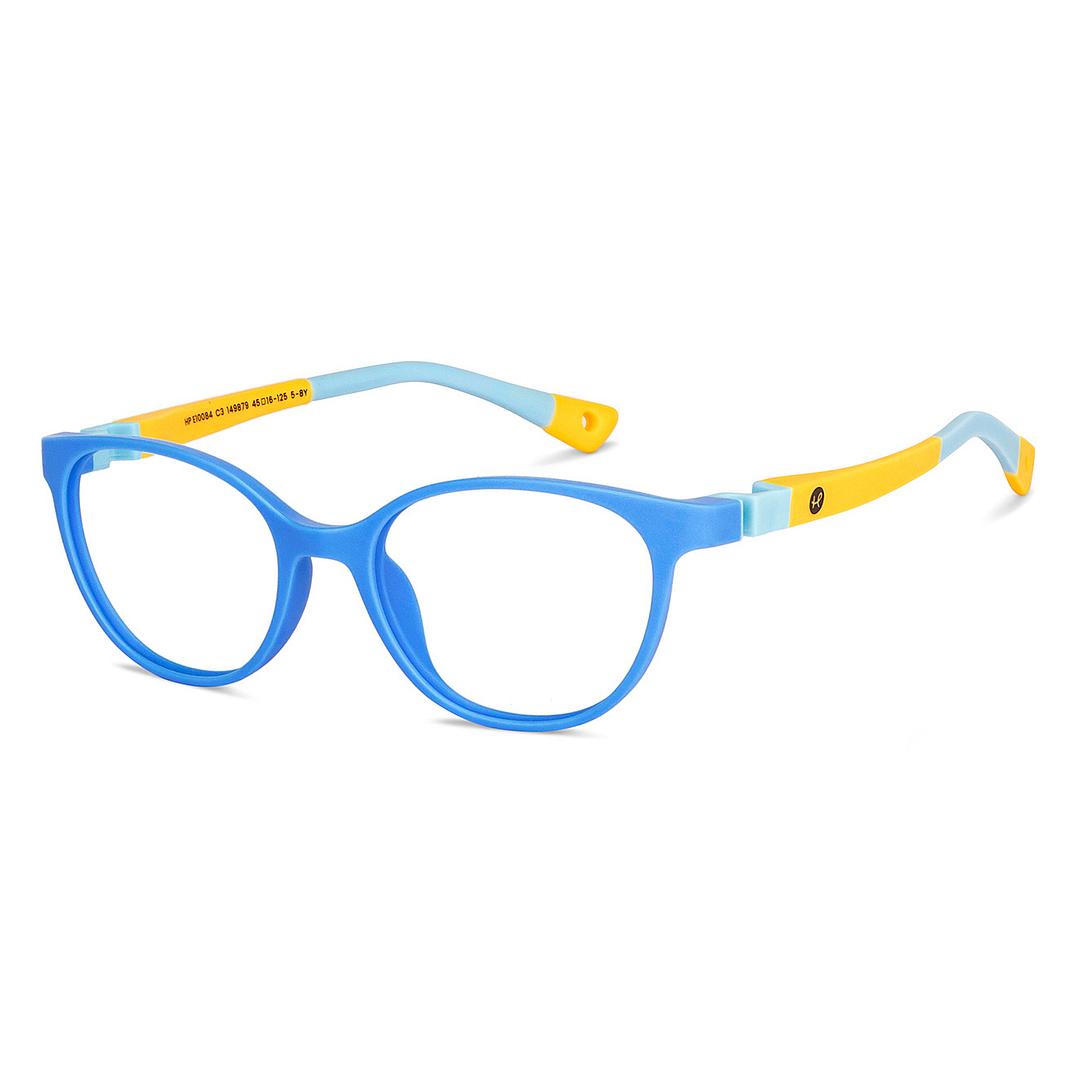 Hooper Sky Blue Full Rim Cat Eye left side