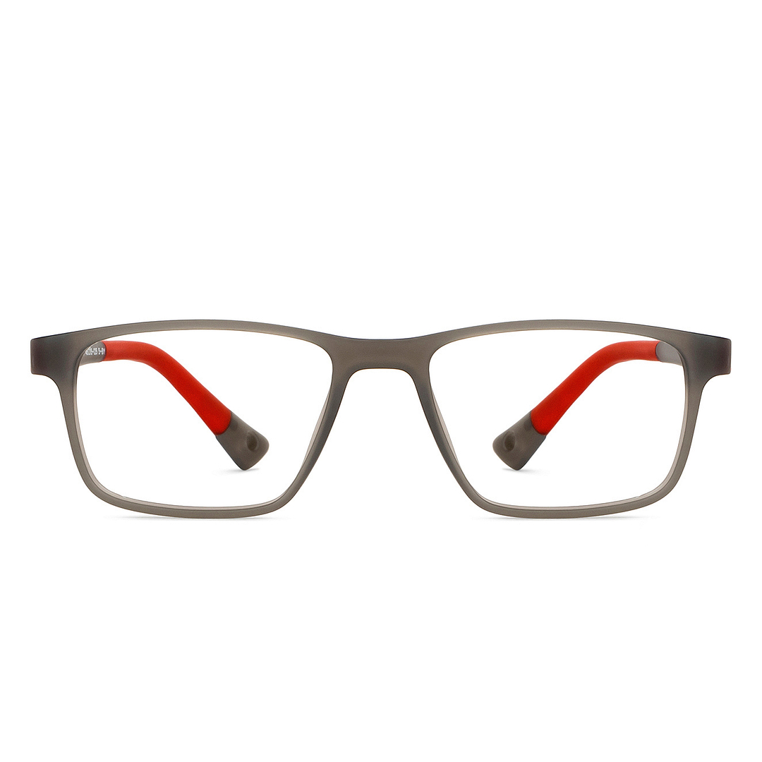 Hooper Light Gray Full Rim Rectangle left side