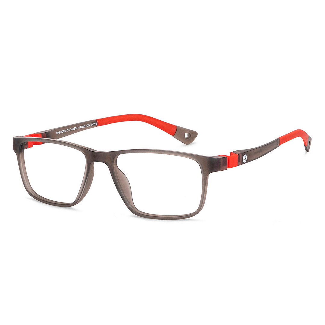 Hooper Light Gray Full Rim Rectangle left side