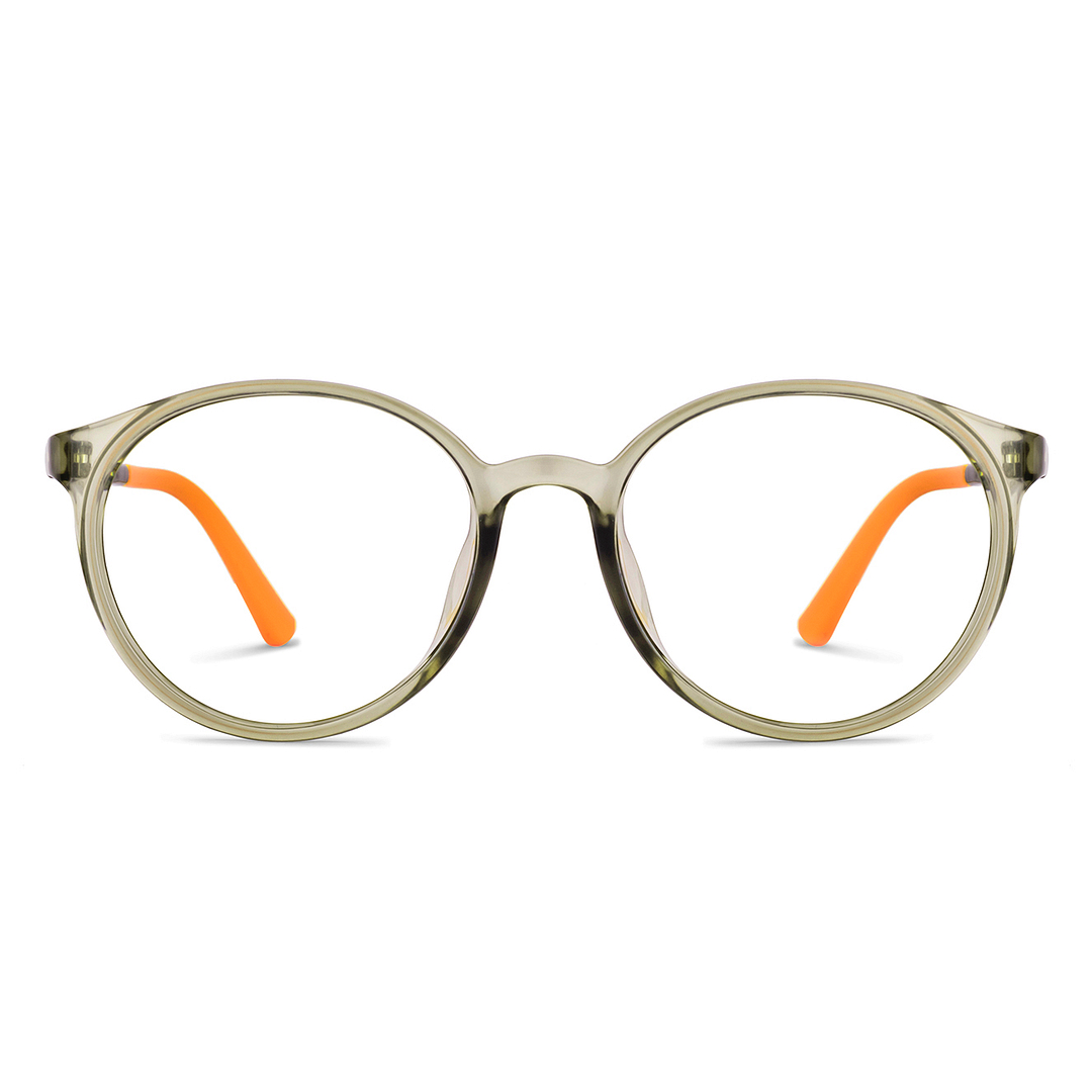Hooper Gray Transparent Full Rim Round right side