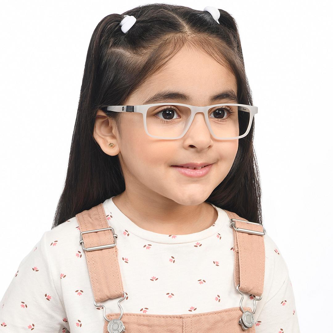 Hooper Online White Full Rim Rectangle right side