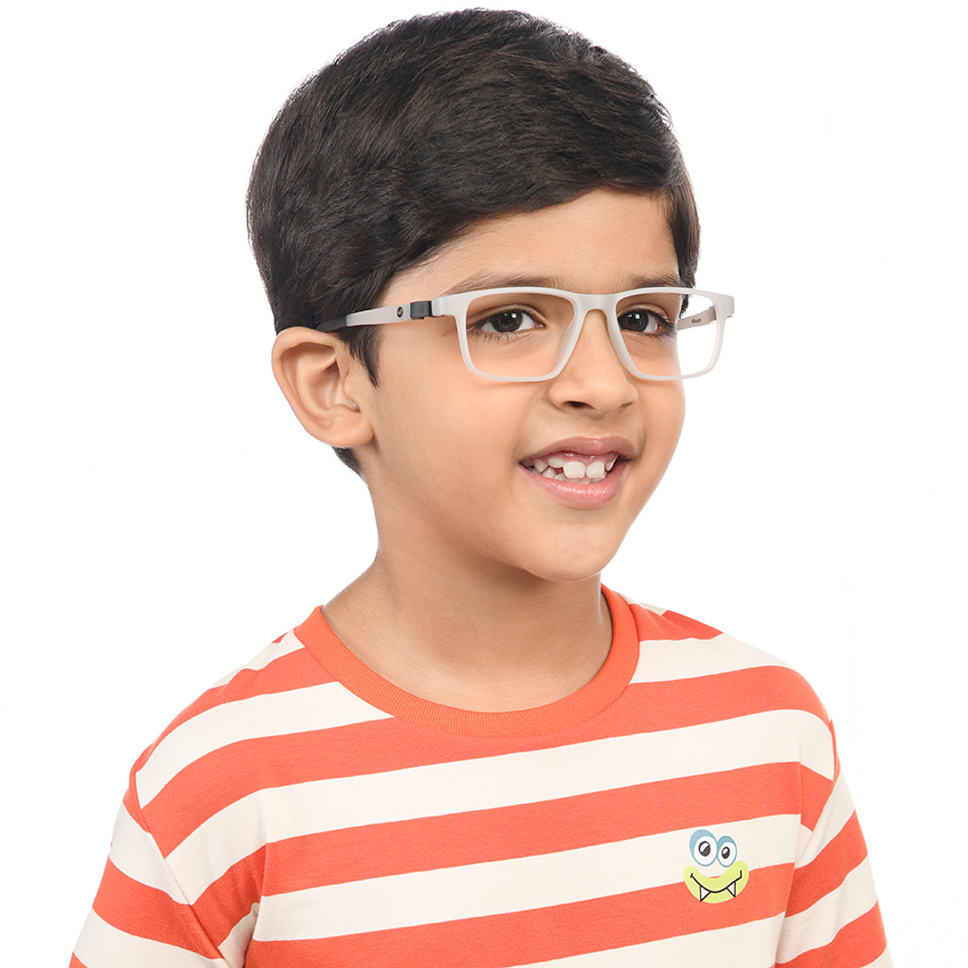 Hooper Online White Full Rim Rectangle right side